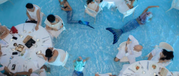 White Dinner Water Show 2024 Villa ReNoir 3