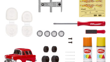 CARTUNED Custom Model Kit 1956 Chevy Nomad ph press