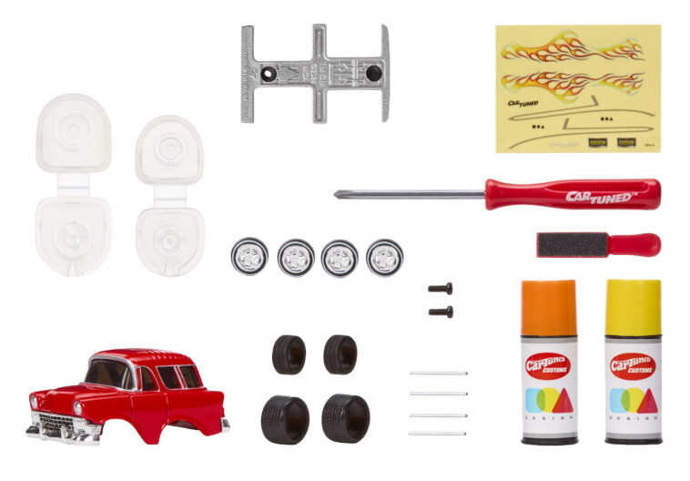 CARTUNED Custom Model Kit 1956 Chevy Nomad ph press